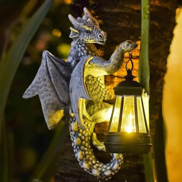 lanterne dragon sculpture