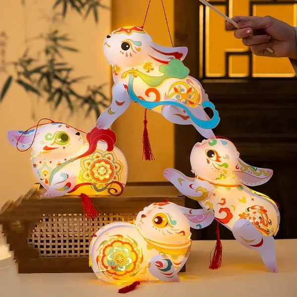 lanterne volante en vol