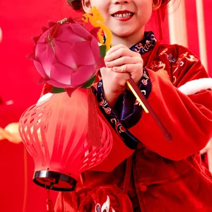 lanterne décorative fleur de lotus