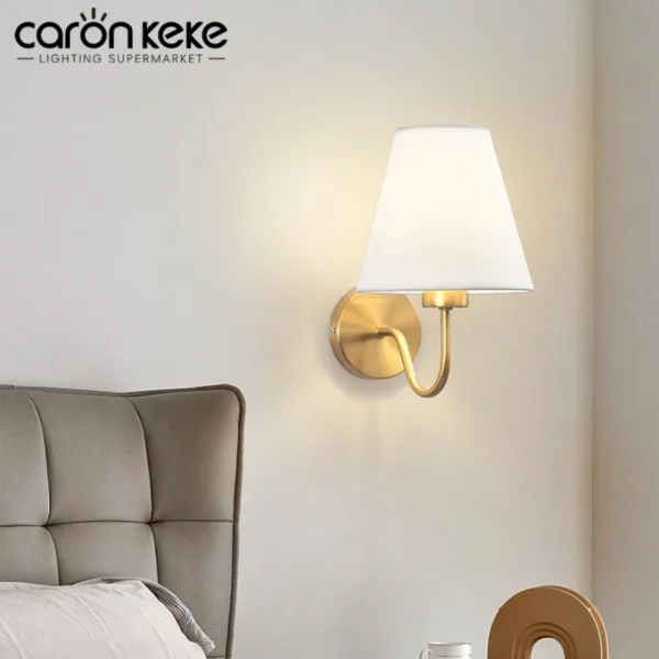 lanterne murale en tissu