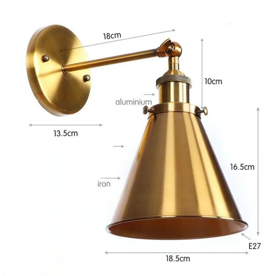 lampadaire mural vintage
