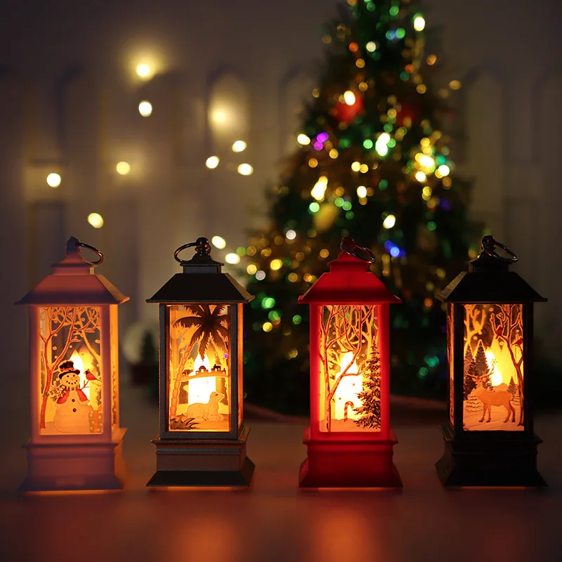 décoration lanterne père noël