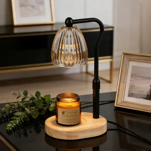 lanterne chauffe-bougie moderne