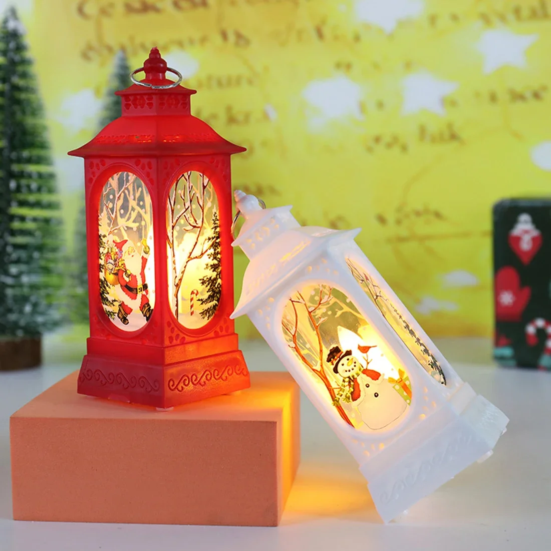 cadeau lanterne père noël