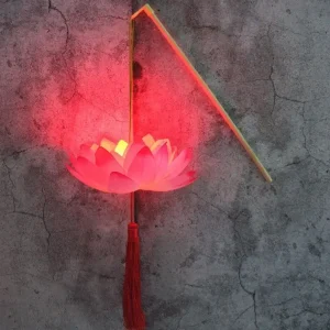 lanterne lotus scintillante