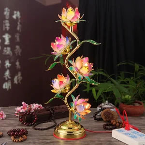 lanterne lotus boudha