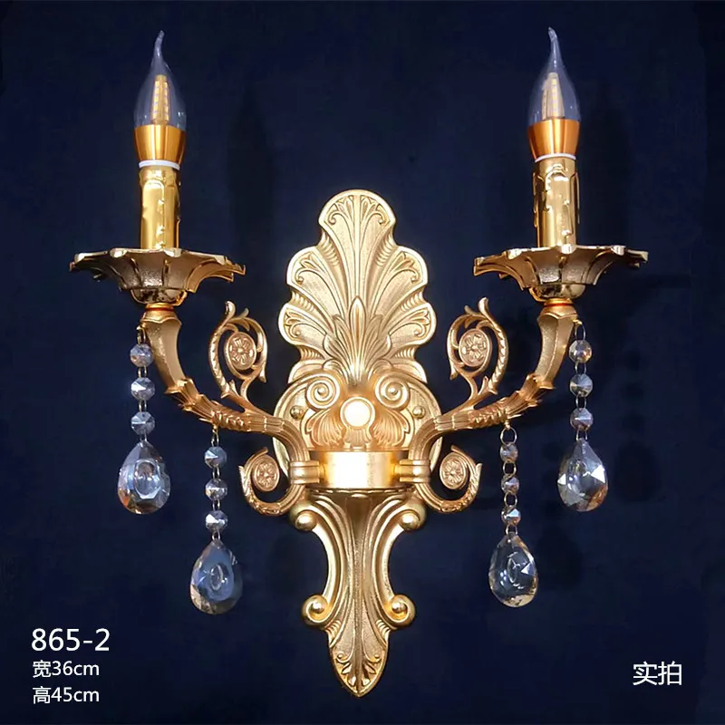 lampe murale cristal
