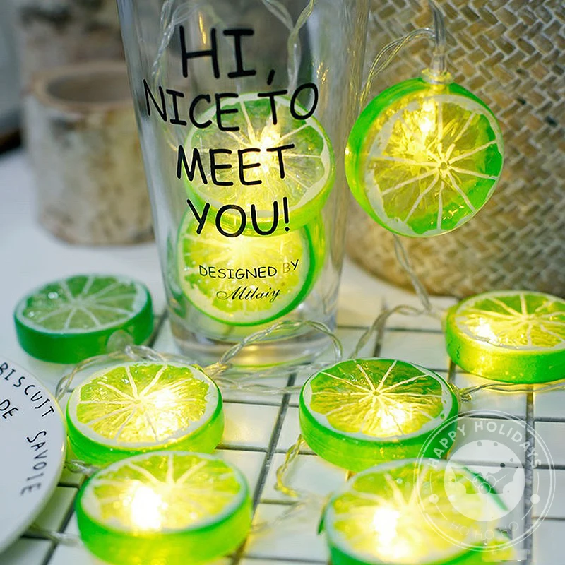 lanterne citron élégante
