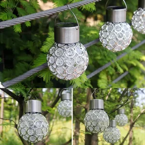 lanterne solaire LED sphérique