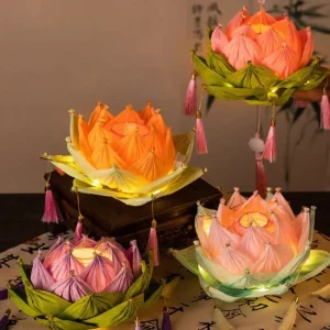 lanterne lotus à faire soi-même