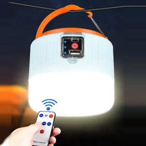 lanterne rechargeable à télécommande