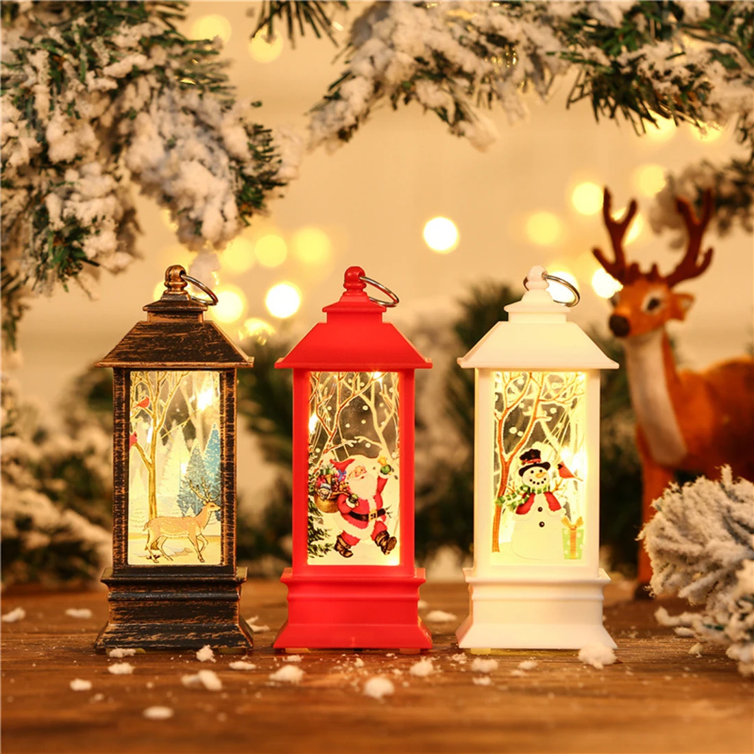 style lanterne père noël