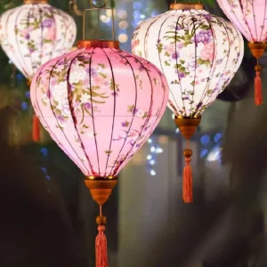lanterne florale japonaise