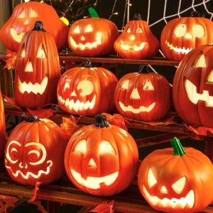 lanterne halloween citrouille