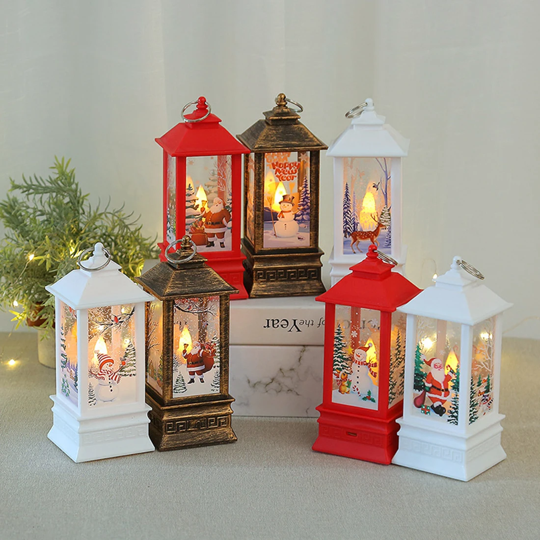 fête de noël lanterne
