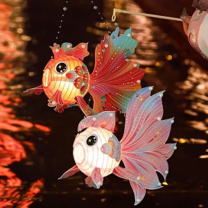 lanterne poisson papier