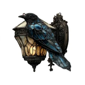 lanterne gothique corbeau
