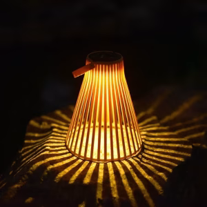 lanterne suspension en rotin décoration intérieure