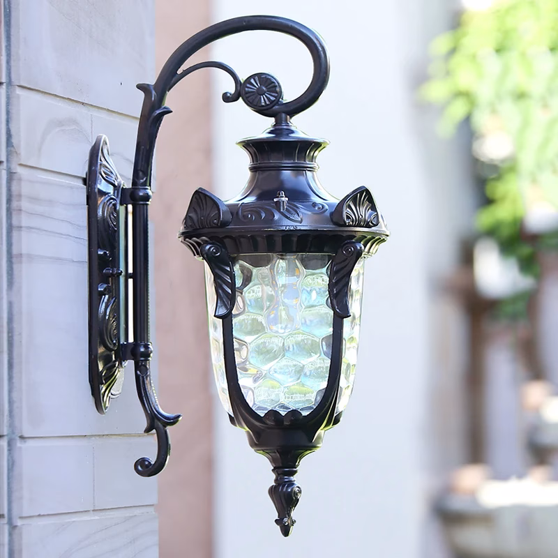 lampe rétro extérieure maison de la lanterne